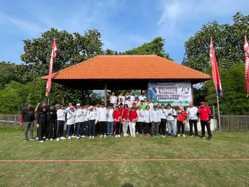 Peringati Hari Bakti Pekerjaan Umum Ke-79, Pj. Sekda Badung Buka Turnamen Gateball